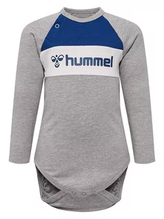 Body dla niemowląt - Hummel Body "Murphy" w kolorze jasnoszarym - grafika 1