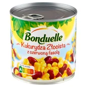 Warzywa w marynacie - Bonduelle Kukurydza złocista z fasolą czerwoną 340 g - miniaturka - grafika 1