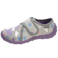 Kapcie damskie - Fischer Dziewczęce kapcie Boogy, szary liliowy, 34 EU - miniaturka - grafika 1