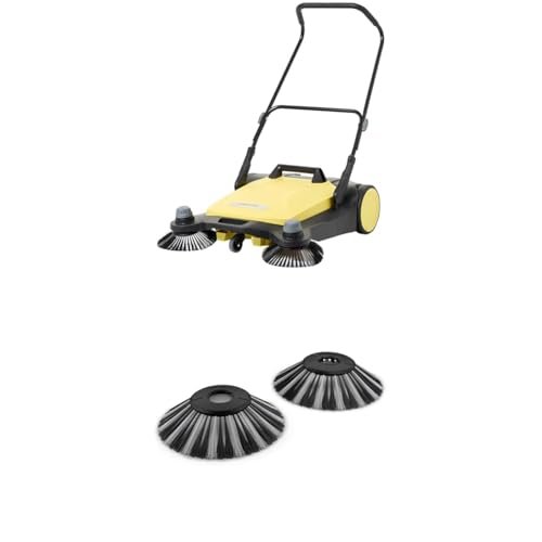 Kärcher Zamiatarka S 6 Twin, żółta & Kärcher szczotki boczne do zamiatarek S 4 i S 4