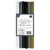 Szkolne artykuły papiernicze - Interdruk Bibuła marszczona Monochrome mini mix 6szt - miniaturka - grafika 1