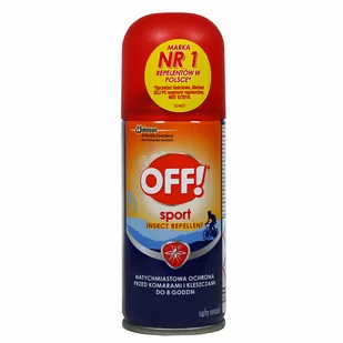 OFF SPORT SPRAY (aerozol) 100ml - środek odstarszający owady - Zwalczanie i odstraszanie szkodników - miniaturka - grafika 2