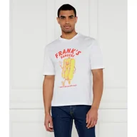 Koszulki męskie - Hugo Blue T-shirt Nugotacos Regular Fit - miniaturka - grafika 1