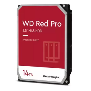 Dysk twardy Western Digital  RED PRO 3.5'' HDD 14TB 7200RPM SATA 6Gb/s 512MB | WD142KFGX - Dyski HDD - miniaturka - grafika 1