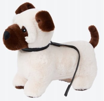 Pluszowy zwierzak na smyczy PIESEK 25 CM - MILUTKI - PA3540