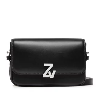 Torebki damskie - Torebka ZADIG&VOLTAIRE - Zv Initiale Le Mini LWBA00028 Noir/Silver - grafika 1