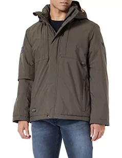 camel active TeXXXactive® męska kurtka funkcyjna z poliestru pochodzącego z recyklingu, ciemnobrązowy, 114 - Kurtki męskie - miniaturka - grafika 1
