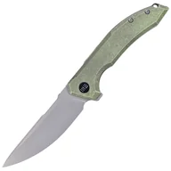 Noże - Nóż składany WE Knife Quixotic Green Titanium, Silver Bead Blasted CPM 20CV (WE21016-4) - miniaturka - grafika 1