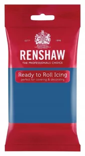 Masa Cukrowa Lukier Renshaw Ciemny Niebieski 250G - Dodatki do ciast w proszku - miniaturka - grafika 1