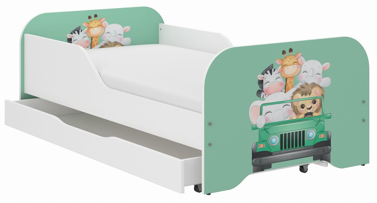 Łóżko dziecięce MIKI 160x80 WYCIECZKA
