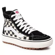 Trampki damskie - Vans Sneakersy Sk8-Hi Mte-1 VN0A5HZYA041 Black/White/Checkerboard - miniaturka - grafika 1