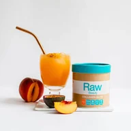 Włosy, skóra, paznokcie - Amazonia Raw Beauty Collagen Glow, Brzoskwinia i marakuja, 200 g - miniaturka - grafika 1