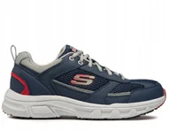 Buty sportowe męskie - Buty męskie Skechers Oak Canyon-Verketta granatowe 51898 NVGY 46 - miniaturka - grafika 1