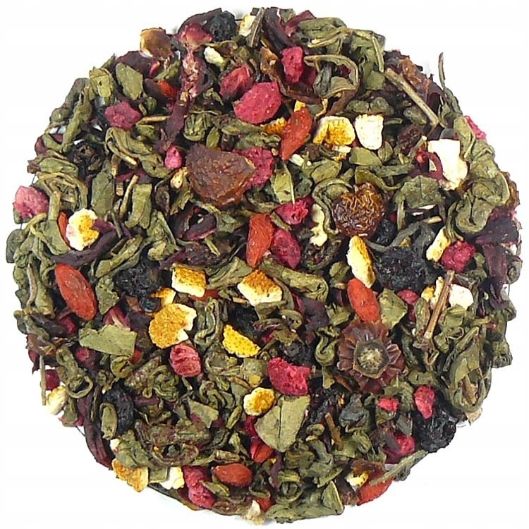 Herbata Zielona Gunpowder Słodkie Goji Malina 1kg