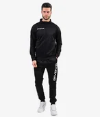 Piłka nożna - GIVOVA komplet dresowy spodnie + buza TUTA CUBA czarny - miniaturka - grafika 1