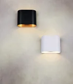 Lampy ścienne - ALANI 266100131 kinkiet owalny płaski biały 1xG9 światło góra dół - miniaturka - grafika 1