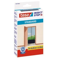 Moskitiery - Moskitiera do drzwi STANDARD czarna 2x 0,65 x 2,2 m Tesa - miniaturka - grafika 1