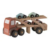 Zabawki zręcznościowe - Drewniana Ciężarówka Transportowa Egmont Toys - miniaturka - grafika 1