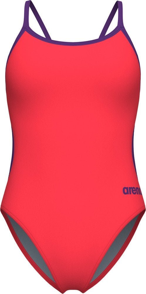 Arena Damski Strój kąpielowy WOMEN'S SWIMSUIT LACE BACK SOLID