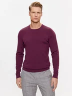 Swetry męskie - Calvin Klein Sweter Superior K10K109474 Fioletowy Regular Fit - miniaturka - grafika 1