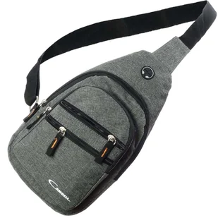 Elegancka Saszetka Nerka Cambell Na Ramię Szary Uniseks Tkanina Telefon - Nerki Elegancka Saszetka Nerka Cambell Na Ramię Szary Uniseks Tkanina Telefon - Nerki - miniaturka - grafika 1