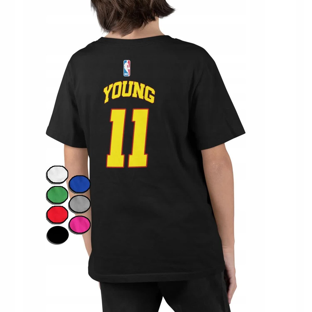 Koszulka Dziecięca Z Nadrukiem Z Tyłu Koszykówka Dla Fana Nba - L 146