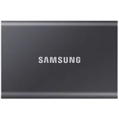 Dyski SSD - Dysk zewnętrzny SSD Samsung T7 4TB Szary (MU-PC4T0T/WW) - miniaturka - grafika 1