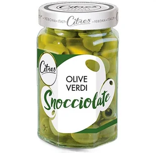 Zielone oliwki bez pestek, słone Snocciolate 290g - Citres - Pasztet i przetwory mięsne - miniaturka - grafika 1