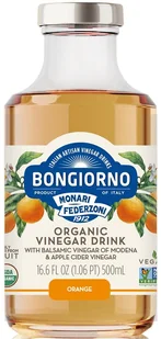 Bongiorno; dystrybutor Bio Planet, Wilkowa Wieś 7, Napój o smaku POMARAŃCZY z octem balsamicznym z modeny BIO 500ml Bongiorno 000-1DDF-1708B - Soki i napoje niegazowane - miniaturka - grafika 2