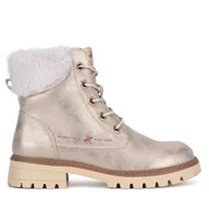 Buty dla dziewczynek - Trzewiki Beverly Hills Polo Club CS6135-02 Złoty - miniaturka - grafika 1