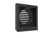 Kratki wentylacyjne - Czerpnio-wyrzutnia ścienna 200 mm stal antracyt SPIRLOFLEX - miniaturka - grafika 1