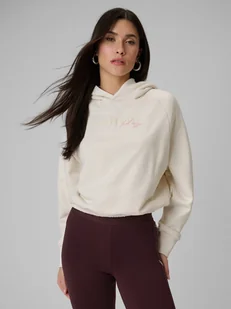 4F Bluza dresowa regular z kapturem damska - beżowa XXL - Bluzy damskie 4F Bluza dresowa regular z kapturem damska - beżowa XXL - Bluzy damskie - miniaturka - grafika 1
