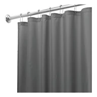 Zasłony prysznicowe - Szara zasłona prysznicowa iDesign, 180x200 cm - miniaturka - grafika 1