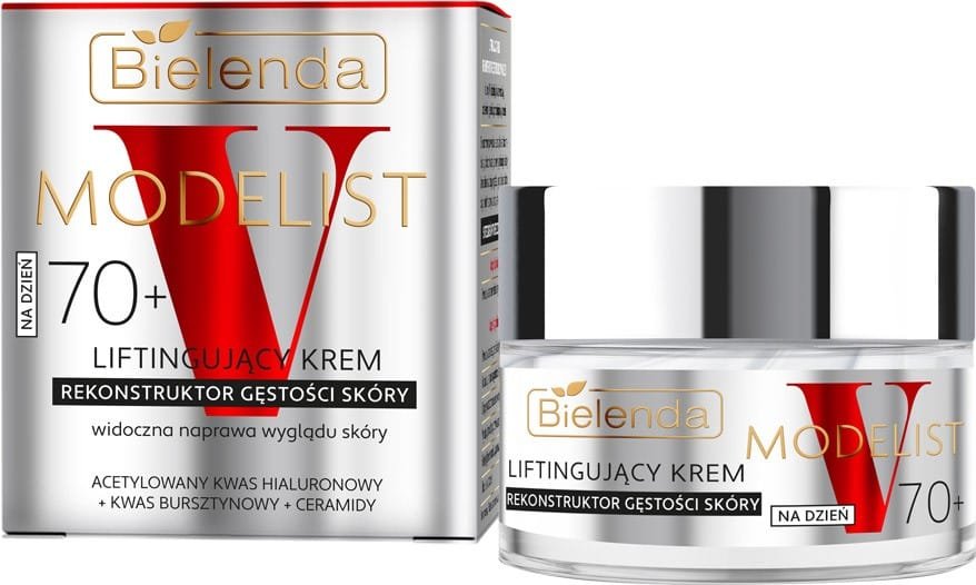 BIELENDA V-MODELIST Liftingujący krem - rekonstruktor gęstości skóry 70+ na dzień 50 ml