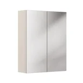 Szafki łazienkowe - Szafka łazienkowa BELLA CASHMERE 84-60-2D 60cm kaszmirowa z lustrem - miniaturka - grafika 1