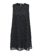 Sukienki - ONLY Sukienka koktajlowa Faye 15358411 Czarny Loose Fit - miniaturka - grafika 1