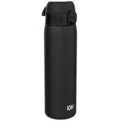 Shakery i bidony sportowe - Stalowa Butelka Na Wodę Ion8 0,6 L Czarna - miniaturka - grafika 1