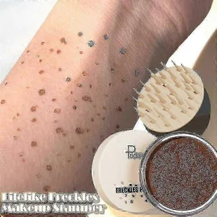Qin Wodoodporny zestaw Faux Freckle Kit Realistyczny fałszywy freckle Stamper Brązowoczerwony - Akcesoria i części do ekspresów do kawy - miniaturka - grafika 1