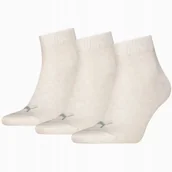 Skarpetki męskie - Skarpety Puma Quarter Plain 3 pary 938589-01 biały 43-46 - miniaturka - grafika 1