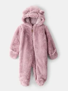 carter's Kombinezon polarowy w kolorze jasnoróżowym - Pajacyki dla niemowląt - miniaturka - grafika 1