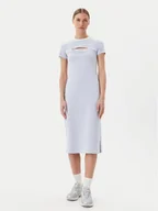 Sukienki - Puma Sukienka codzienna Ess Cut-Out 629769 Błękitny Slim Fit - miniaturka - grafika 1