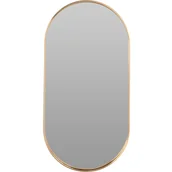 Lustra - Lustro owalne Złote 25 x 50 cm - miniaturka - grafika 1