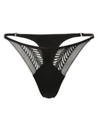 Majtki damskie - Calvin Klein Stringi Kobiety czarny jednolity, XS - miniaturka - grafika 1