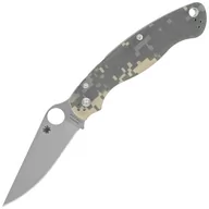 Noże - Nóż składany Spyderco Military 2 Camo G10, Satin Plain CPM S30V by Sal, Eric Glesser (C36GPCMO2) - miniaturka - grafika 1