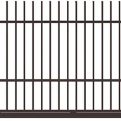 Ogrodzenia - Polbram Brama przesuwna bez przeciwwagi Majorka 4x1,5 m lewa brązowa automat - miniaturka - grafika 1