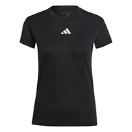 Koszulki i topy damskie - adidas Damska koszulka (Short Sleeve) Freelift Tee, Black, HS1660, M - miniaturka - grafika 1