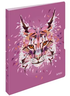 Segregator A4 2,5cm Wild Animals Lynx - Szkolne artykuły papiernicze - miniaturka - grafika 1