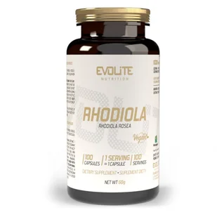 Evolite Nutrition Rhodiola 400mg 100 Vege kapsułek - Witaminy i minerały dla sportowców - miniaturka - grafika 1