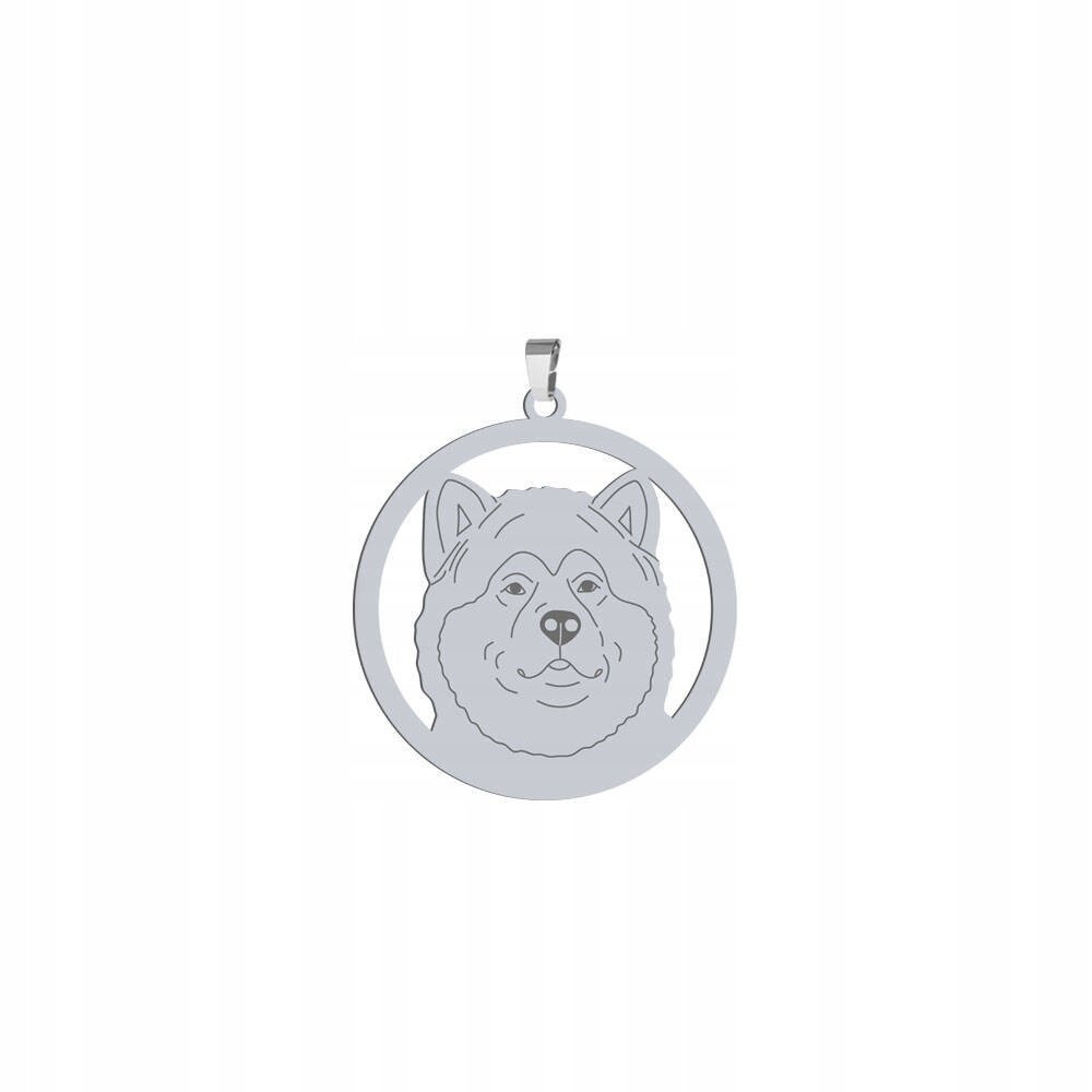 Zawieszka Srebrna z psem Alaskan Malamute 925 Biżuteria Prezent GRAWER