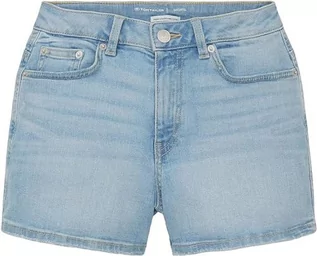 Spodenki damskie - TOM TAILOR Dziewczęce 1036144 bermudy jeansowe szorty, 10118-Used Light Stone Blue Denim, 170, 10118 - Used Light Stone Blue Denim, 170 cm - grafika 1